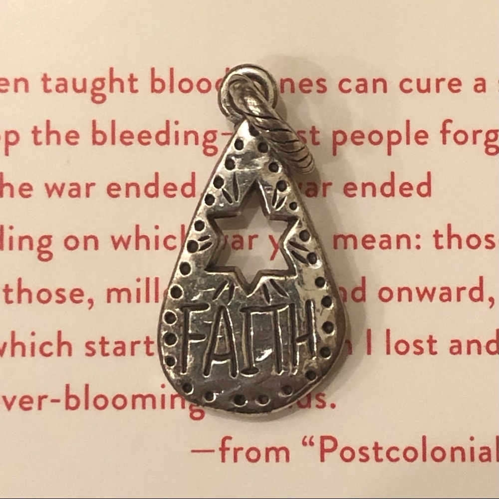 Brighton Notes Faith Charm